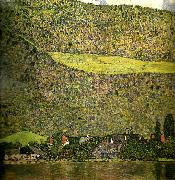 Gustav Klimt unterach vid attersee oil on canvas